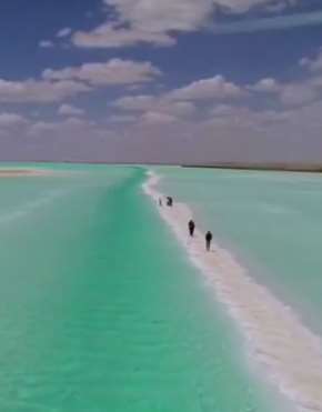 青海版马尔代夫 东台吉乃尔湖被网友称赞