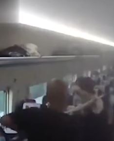 男子高铁上拿拐杖殴打乘务员被拘留