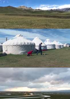 视频记录新疆巴音布鲁克大草原美景