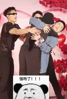 张大大直播现场被粉丝强吻 直播效果拉满