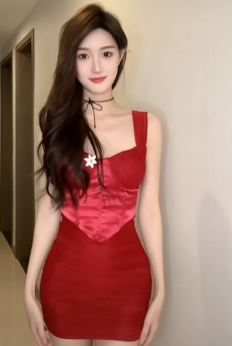 迷人小姐姐「可儿睡不醒」穿性感小红裙居家浅跳