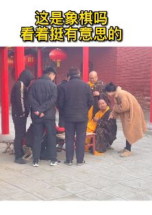 网红棋手「王铁锤」找和尚下棋双炮定江山 网友:锤姐你连出家人都不放过!