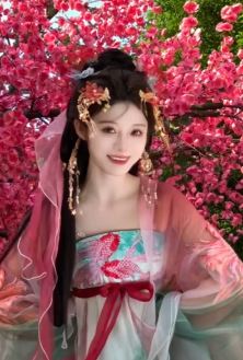 网红小姐姐「Sunny」穿古装分享常德桃花源随拍 网友:仙女下凡