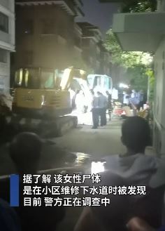 台州一小区下水道发现无名女尸
