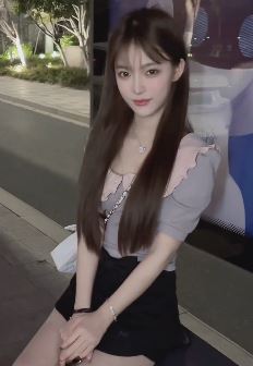 纯欲小姐姐「QAnna」分享夜晚街头随拍 网友:清纯甜美,优雅文静