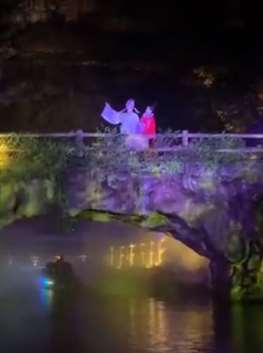 夜游泰宁九龙潭，美景如画似仙境