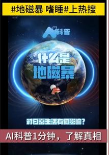 AI科普地磁暴对人类体有无影响 不清楚的抓紧看一看