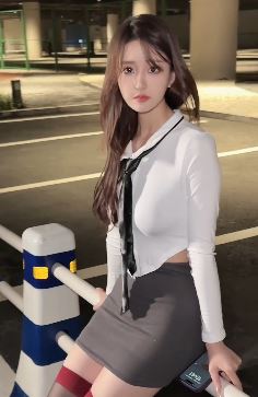 杭州小姐姐「诺一」穿黑S+短裙夜晚街拍 网友:美的让人看一眼就会心醉