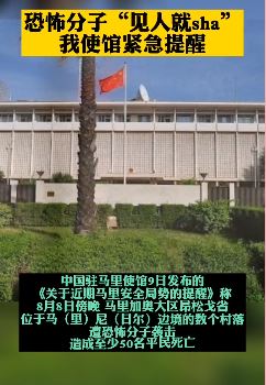 马里现恐怖分子见人就杀 我国使馆发紧急提醒