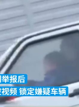 成都一男子抱娃开车被举报 交警调监控找到当事人