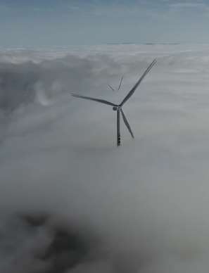 航拍江西铜鼓县雨后云海奇观