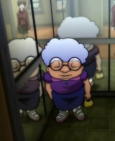 黑暗动画短片，电梯里的老太婆！