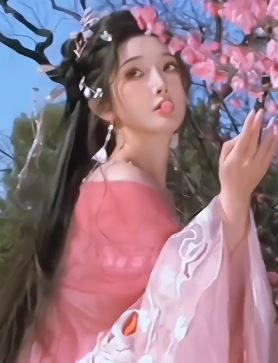 网红小姐姐「仓大佬」穿汉服户外游玩  网友：小姐姐拍电影一定火