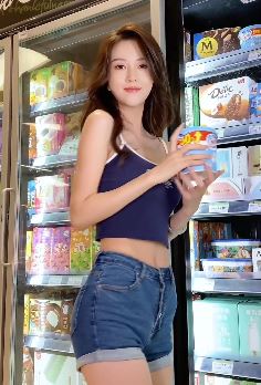 张婧彤晒超市happay购物vlog 网友:哪家超市能遇到这样的小姐姐