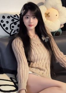 甜美小姐姐「鹿鹿很矮」纯欲穿搭分享居家日常 网友:能把男人醉死