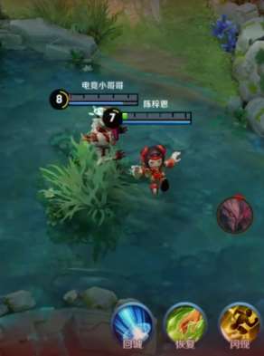 王者荣耀：小鲁班快走，干将是对面的！