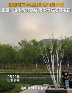济南一26岁研三男生独自进山后失联