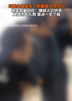 云南永善发生刑事案致3死1伤 嫌疑人已被抓