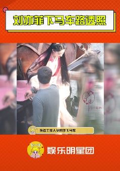 刘亦菲下马车路透照