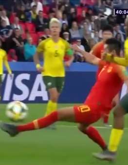 2019女足世界杯中国女足1-0力克南非女足