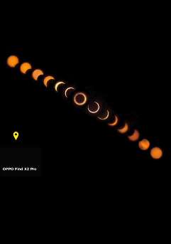 日环食最佳观测地观看整个过程视频