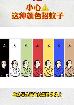 夏天穿什么颜色衣服可以避蚊