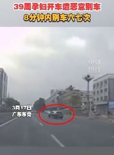 又见路怒狂！孕妇开车遭恶意别车，8分钟内上演七次别车！