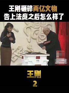 王刚失手砸碎价值2亿文物被告上法庭后来如何？