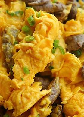 【滑蛋牛肉】只需两种食材便能享受超级美味的一道菜