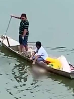 男子喝酒开车遇查酒驾，掉头逃跑撞人后跳河身亡。