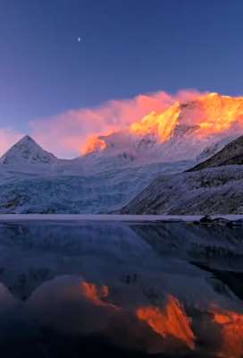 每一帧都是壁纸，西藏萨普神山绝美景色欣赏