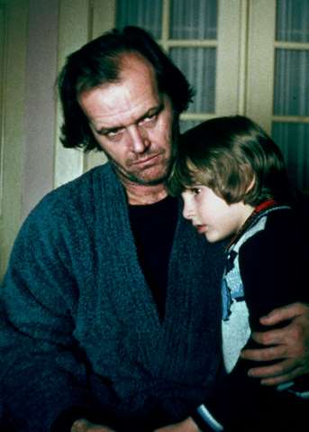 经典恐怖电影《闪灵》片段，这部影片你看过吗？