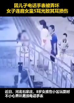 石家庄一女子连扇女童5耳光致其耳损伤