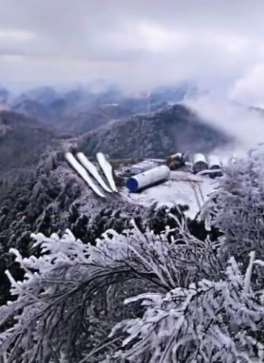 重庆忠县迎2020年第一场雪，雪景美如画