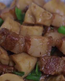 红烧面筋的做法，简单又方便比肉还好吃！