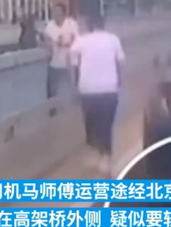 北京一网约车司机救下欲跳桥轻生男子获表彰