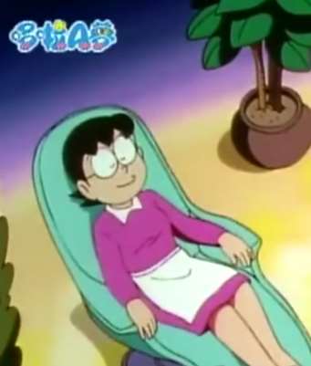 小叮铃带大雄妈妈去四次元空间享受，这下大雄和他爸爸要受罪了！