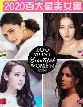 迪丽热巴上榜全球百大最美女性 排名第23位