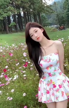 小姐姐「饭饭呐」分享仙女山美景,景美人更美!
