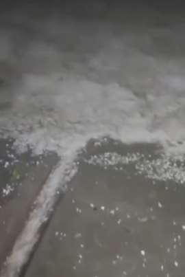 继云南甘肃之后山东多地降冰雹  部分地区现8级雷雨大风