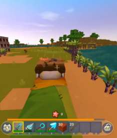 迷你世界教学：如何建家的地基！