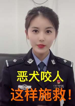 警花教你遇到恶犬咬人怎么办