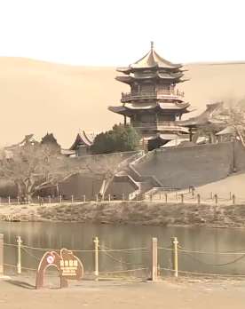 敦煌鸣沙山月牙泉景区恢复开放 3月30日前半价优惠