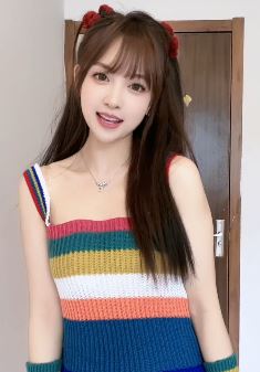 甜美小姐姐「脆脆皮的小熊饼干」小清新穿搭居家浅唱,配文:最近低血糖又犯了想听甜蜜的话