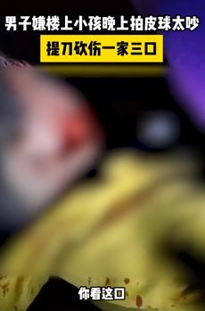 河南漯河一男子嫌邻居家小孩吵闹持刀砍伤3人