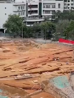 广州一小学教学楼扩建施工发现古代墓葬 出土上百件文物