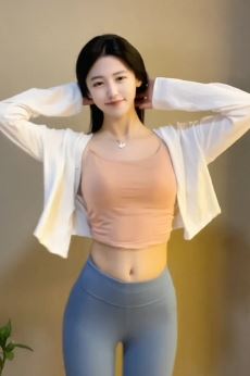 网红小姐姐「毛毛有毒」穿瑜伽裤跳网红舞,好身材就得这么穿!