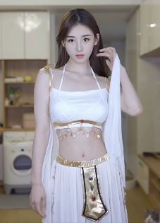 这位漂亮小姐姐的肚皮舞跳得如何? 网友:在古代肯定是花魁!
