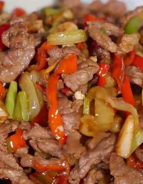 家常菜小炒黄牛肉做法，鲜香酸辣非常下饭！