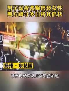 扬州一男子深夜猥亵多名女性被抓